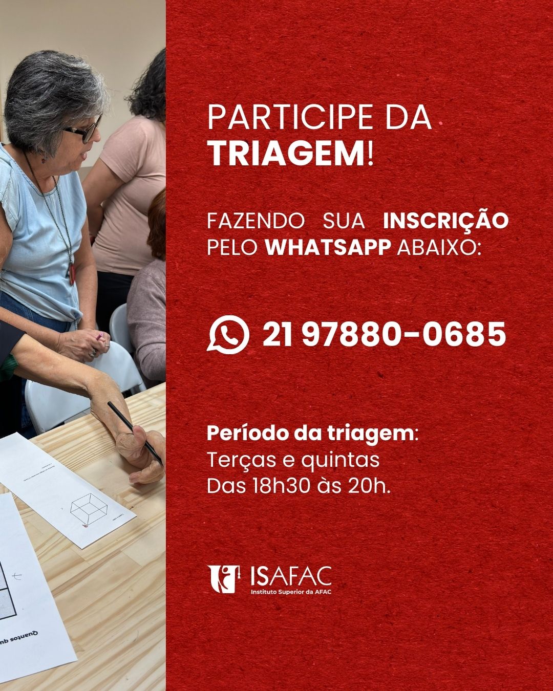 Grupo de Convivencia - Inscrições
